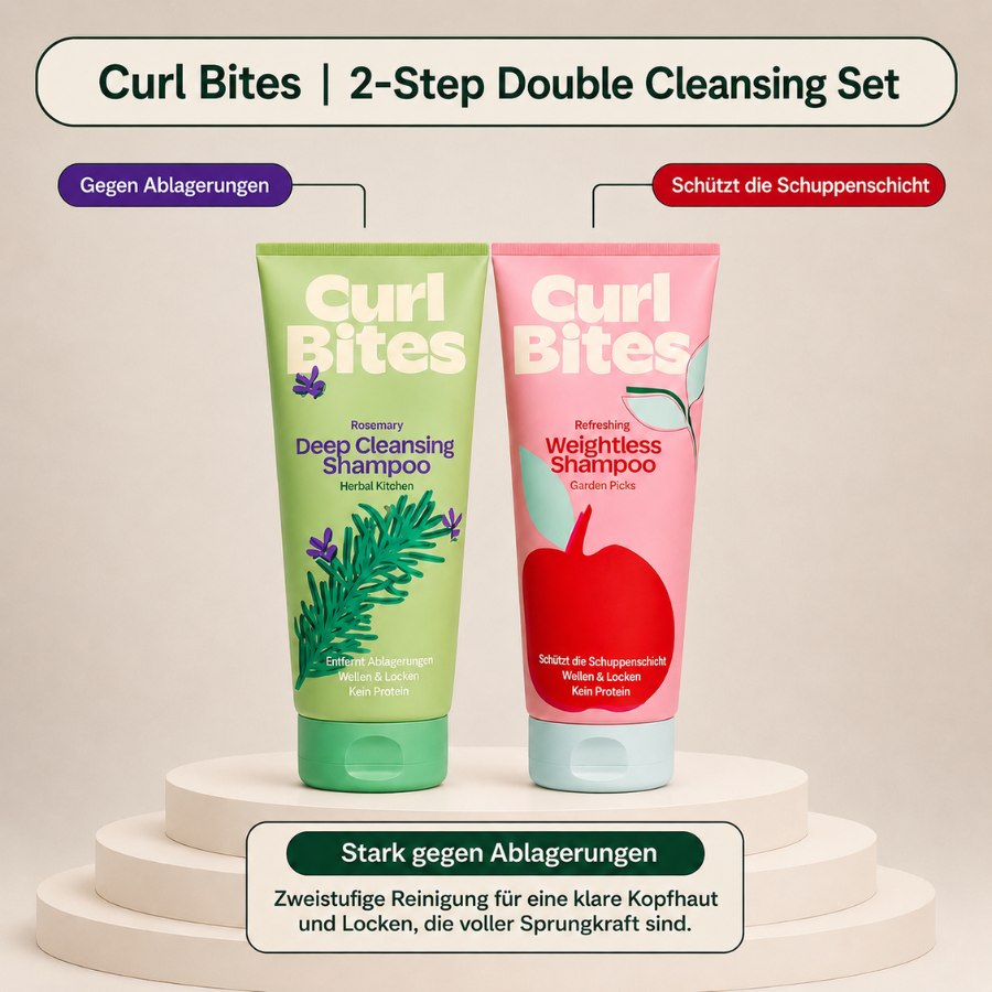 Curl Bites | 2-Step Double Cleansing Set