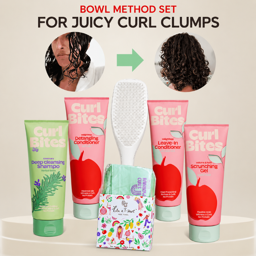 Curl Bites | Bowl Method Set | Juicy Curl Clumps Bundle Curl Bites