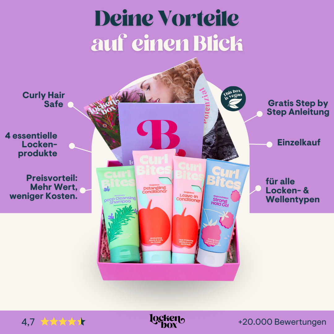 Curly Hair Methode | Locken & Wellen Starter Set Haarpflege-Sets Lockenbox.com