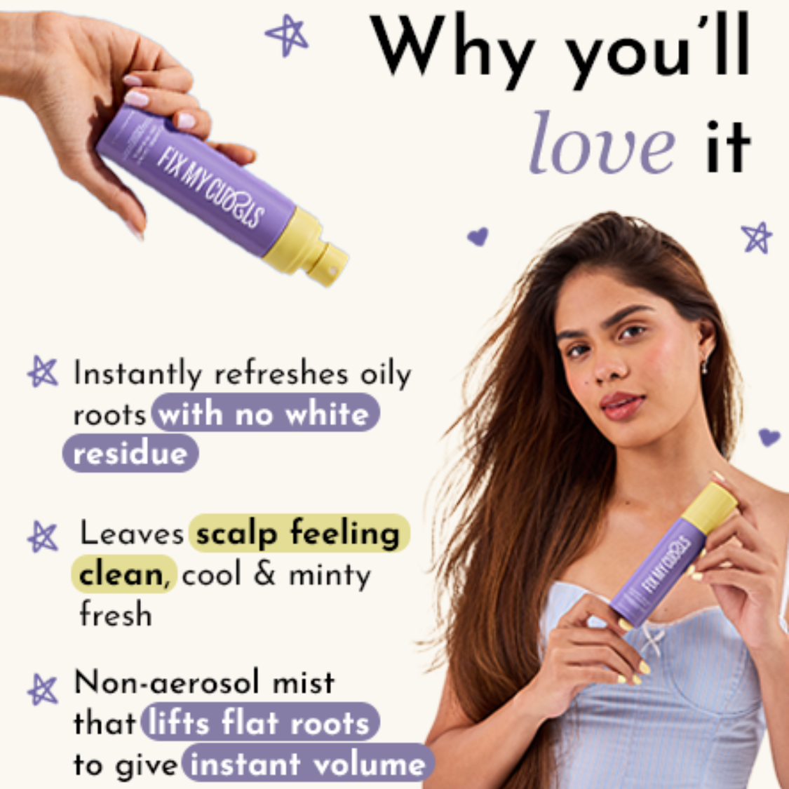 Fix My Curls | Goodbye Grease Dry Shampoo /100ml Trockenshampoo Fix My Curls