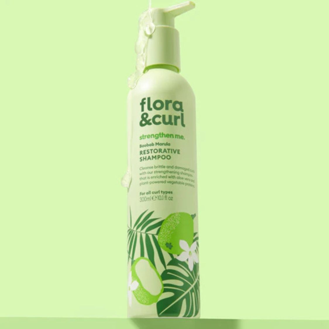 Flora & Curl | Baobab & Marula Restorative Shampoo /300ml Mildes Shampoo Flora & Curl
