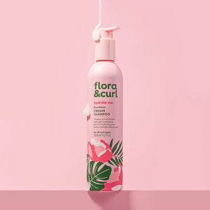 Flora & Curl | Rose Water Cream Shampoo /300ml Mildes Shampoo Flora & Curl