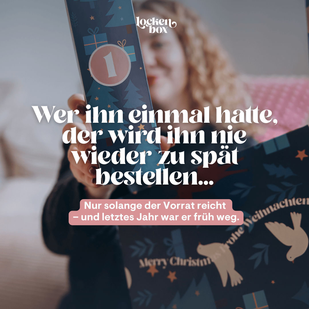 Lockenbox Adventskalender 2025 Vorverkauf Lockenbox.com