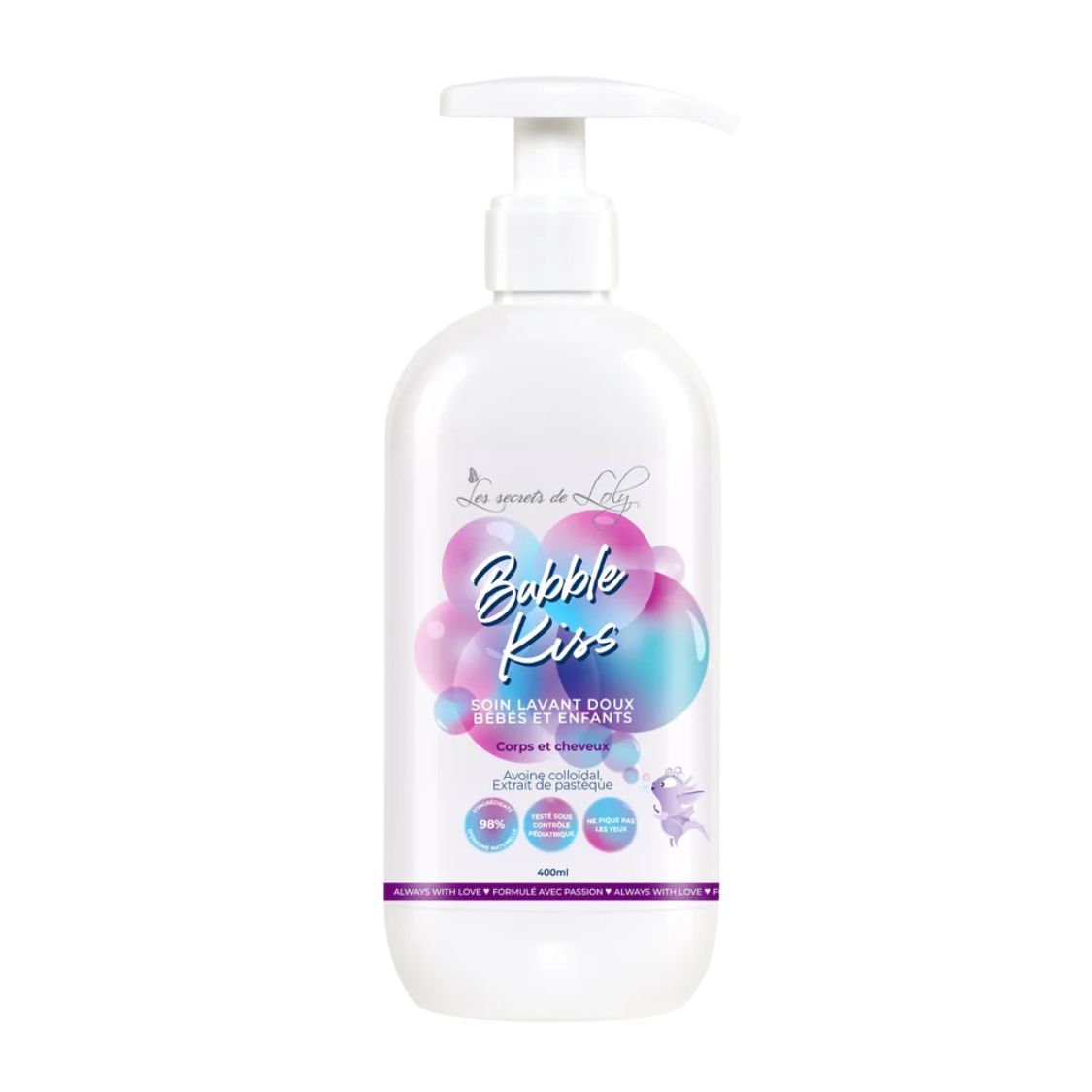 Les Secrets de Loly | Bubble Kiss /400ml Mildes Shampoo Les Secrets de Loly