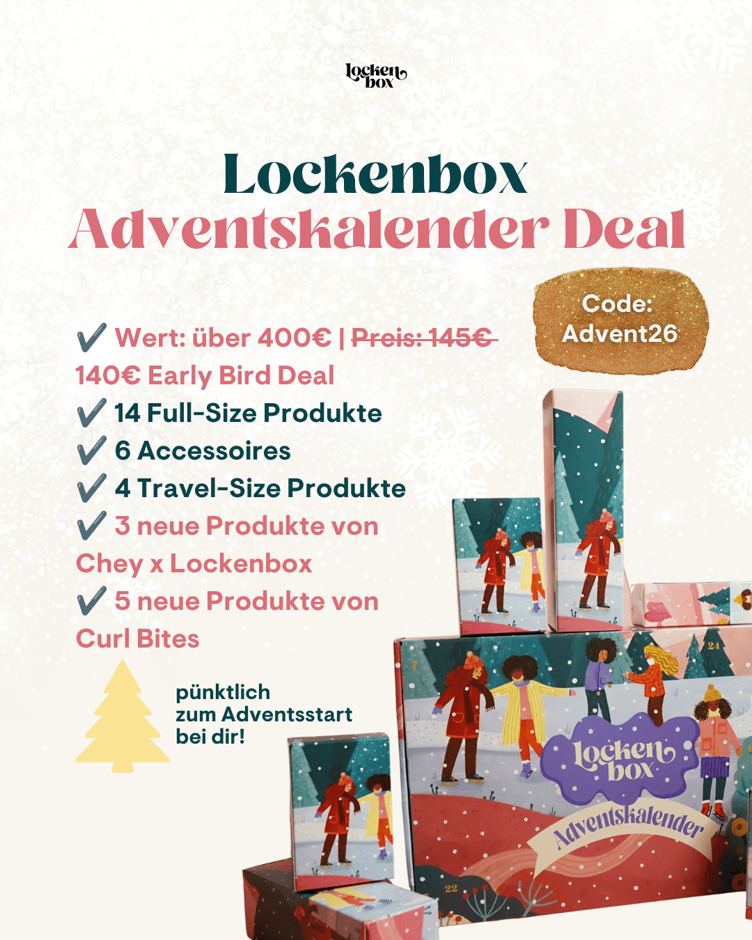 Lockenbox Adventskalender 2026 Vorverkauf Lockenbox.com