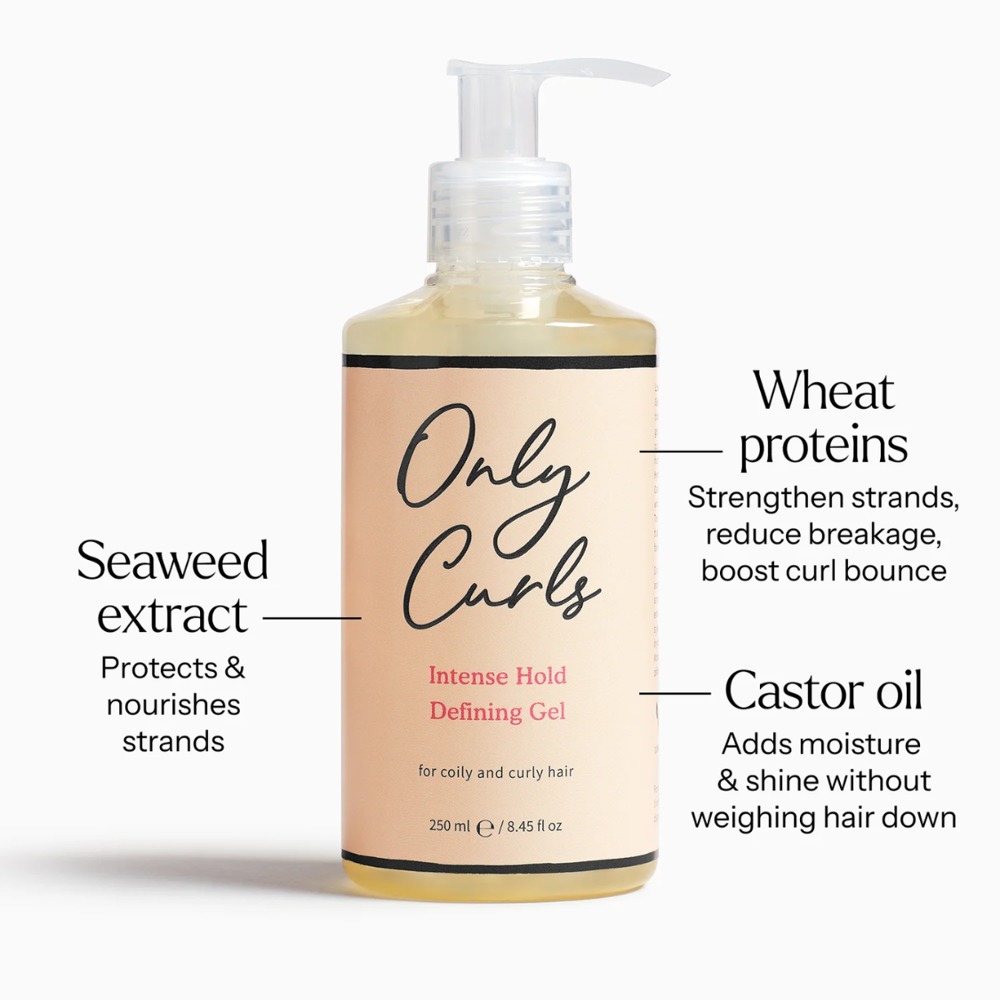 Only Curls | Intense Hold Defining Gel / 250ml