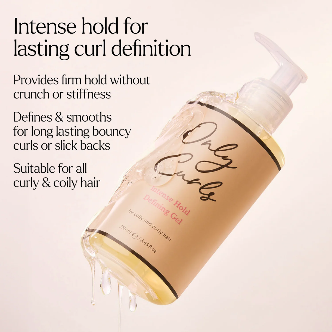 Only Curls | Intense Hold Defining Gel / 250ml