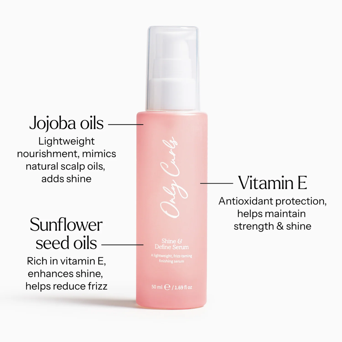 Only Curls | Shine & Define Finishing Serum /50ml Locken Serum Only Curls