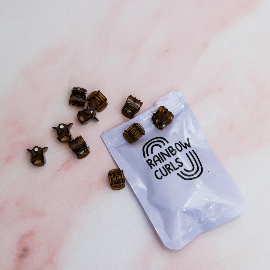 Rainbow Curls | Mini Haar Clips 10er Pack Locken Accessoires Rainbow Curls