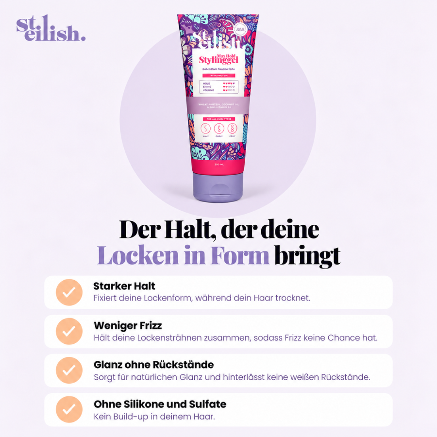 Steilish | Max Hold Stylinggel /200ml
