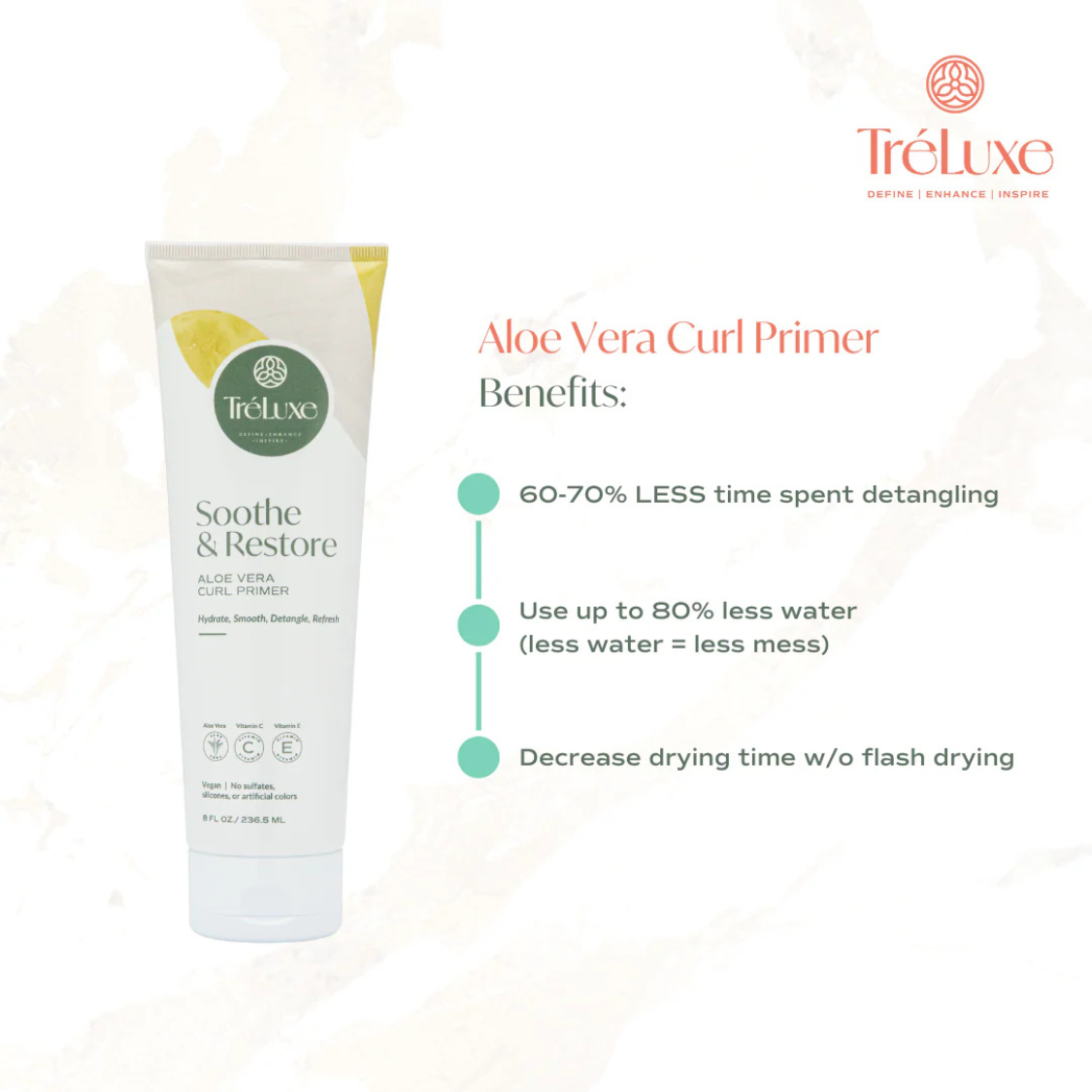 TréLuxe | ⁠⁠Soothe & Restore Aloe Vera Curl Primer /237ml