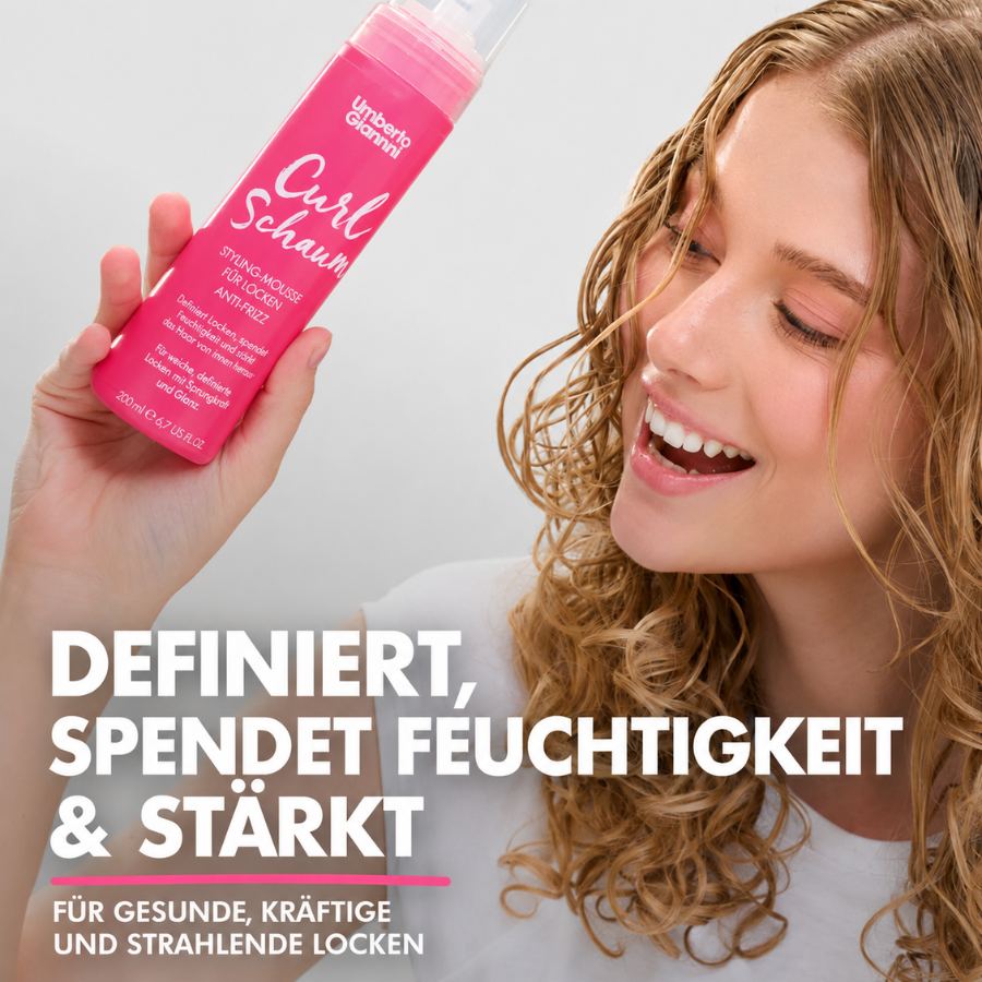 Umberto Giannini | Curl Foam Anti-Frizz Styling Mousse /200ml Lockenschaum Umberto Giannini